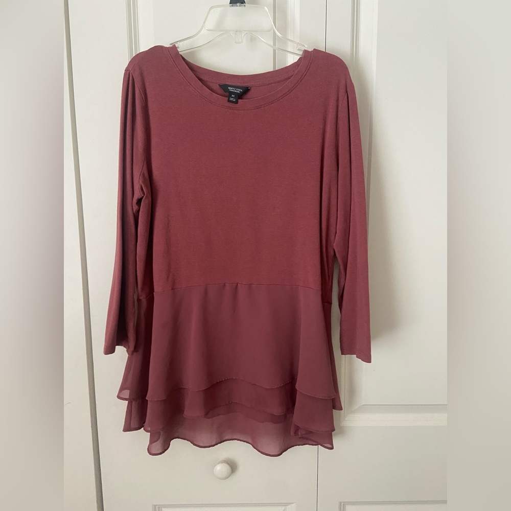 Vera Wang Pink Shirt